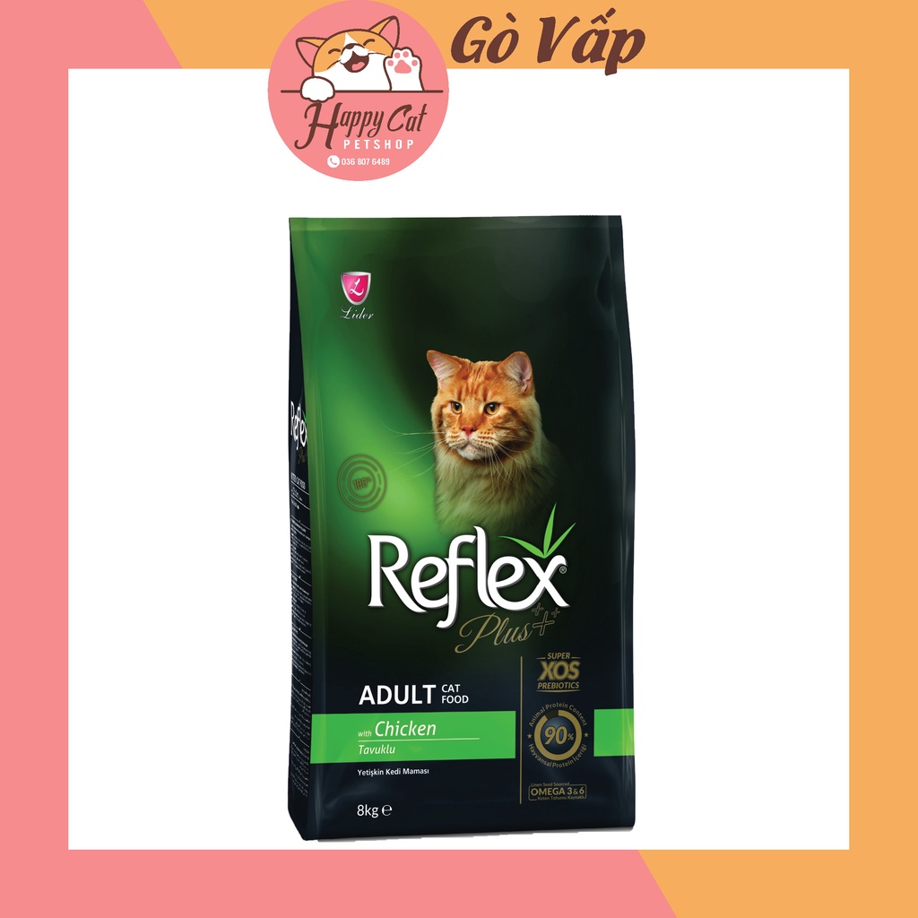 Hạt Reflex Plus cho mèo bao 8kg & 15kg - HAPPYCAT
