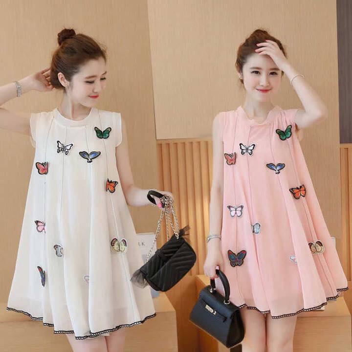 Set đầm in hình bướm xinh-QH