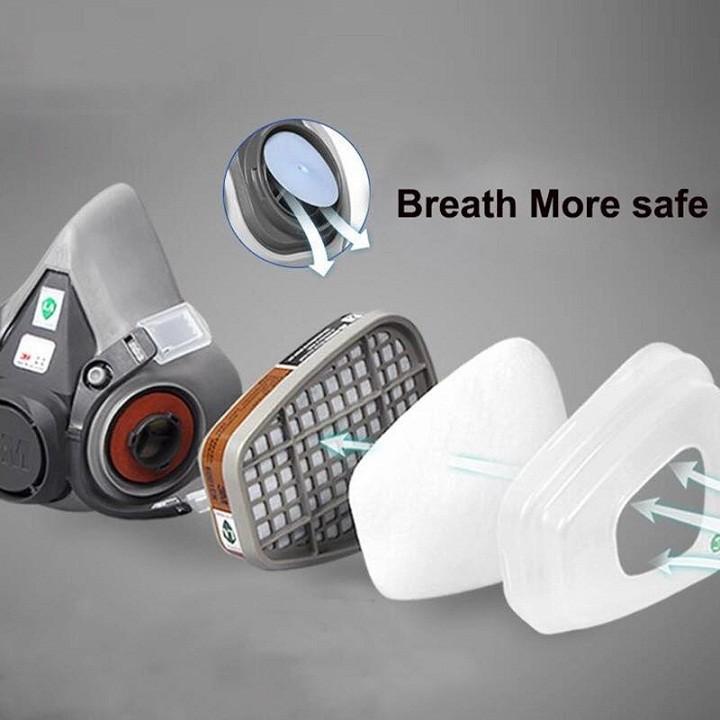 Mặt nạ phòng độc - Khẩu trang chống khí độc 6200