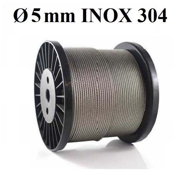 Dây cáp INOX 304 5mm