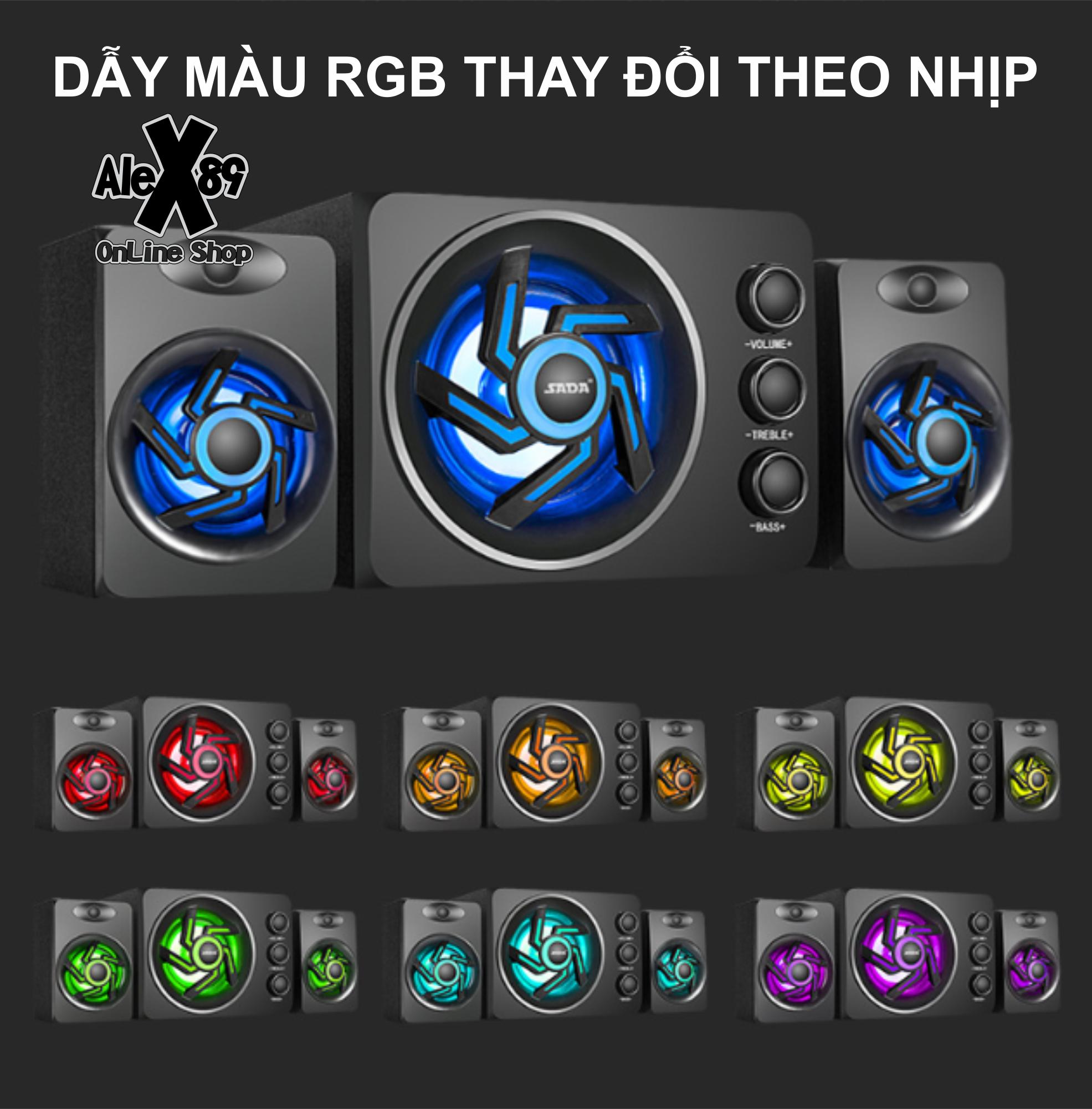 🔥17.9 - 30.9🔥Loa Vi Tính Sada D209 Gaming Bluetooth Siêu Trầm