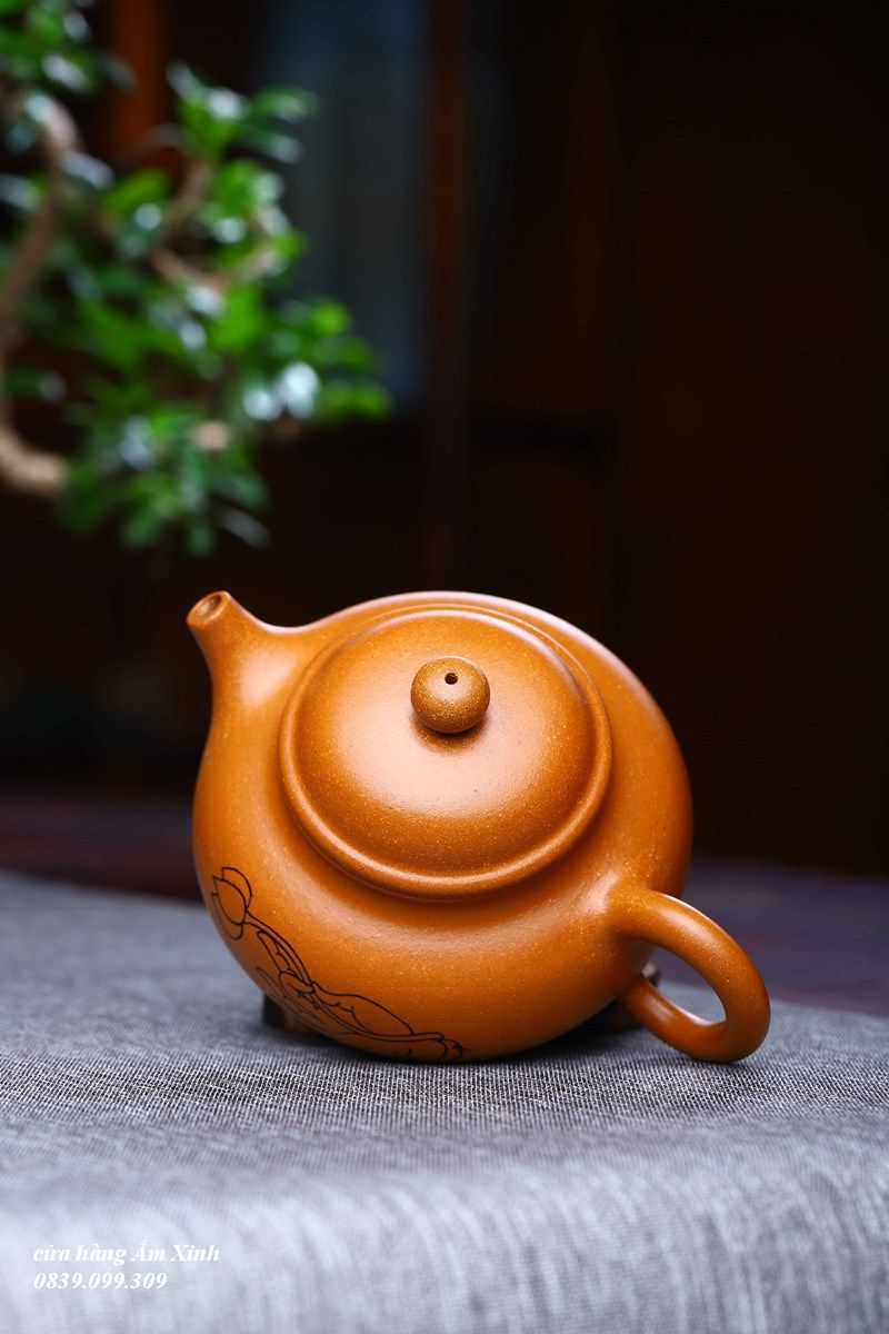Ấm Tử Sa Nghi Hưng Dung Thiên 240 ml