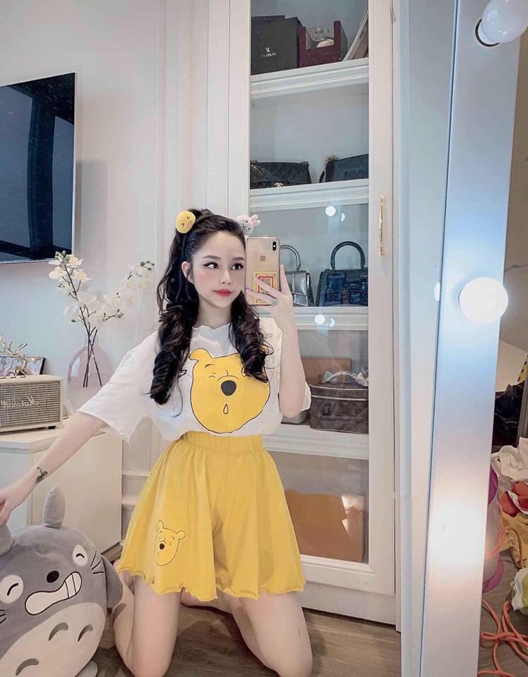 Sét bộ in hình trẻ trung mẫu mới