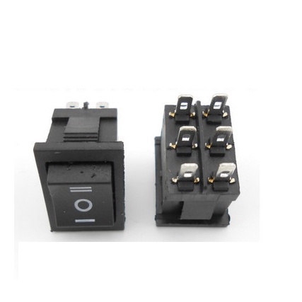 Công Tắc Bập Bênh 3 Chế Độ 6A 250V KCD1-203