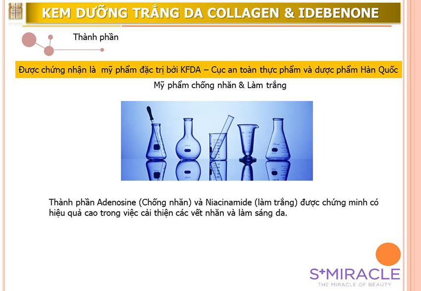 Kem Collagen & Idebenone S+Miracle