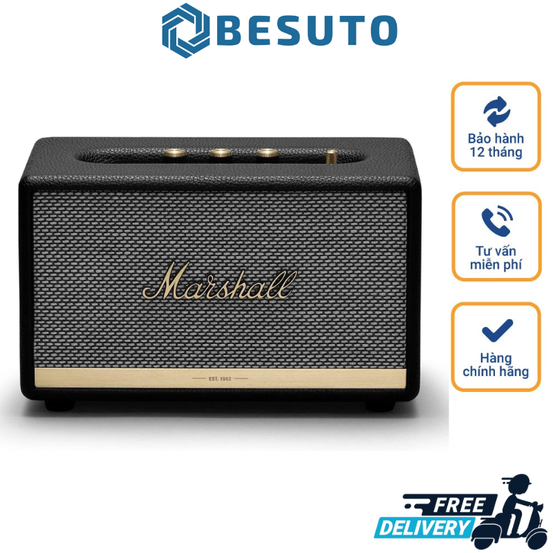 Marshall Acton II Bluetooth Speaker - Black