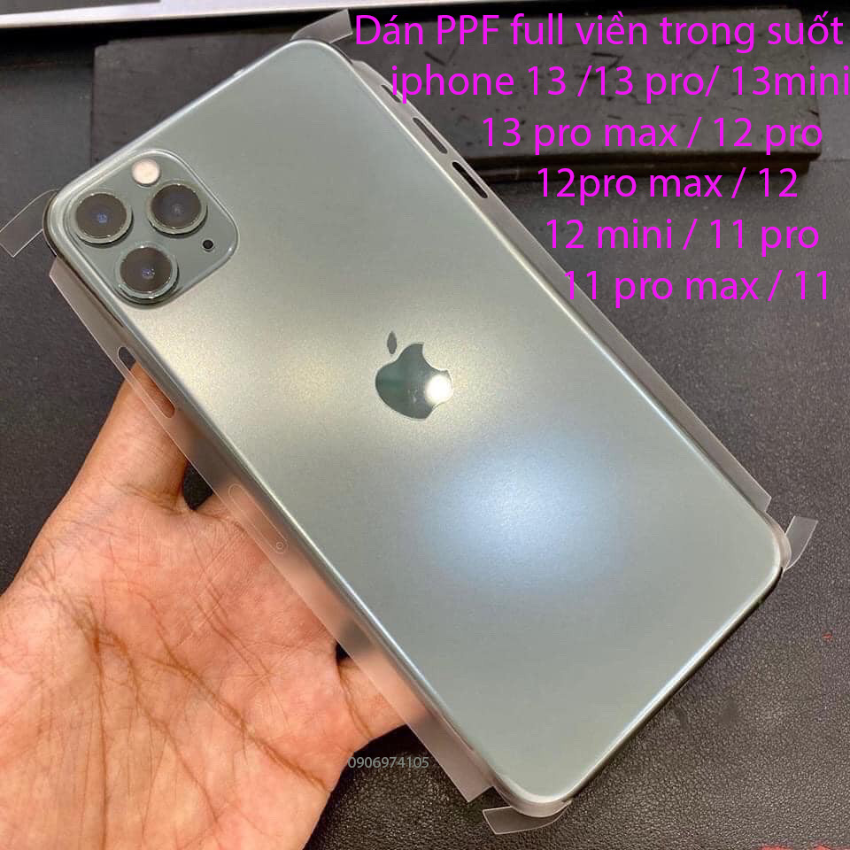 [ Có Iphone 12 ] Dán Lưng Ppf Iphone Nhám Chống Vân Tay 6-14promax