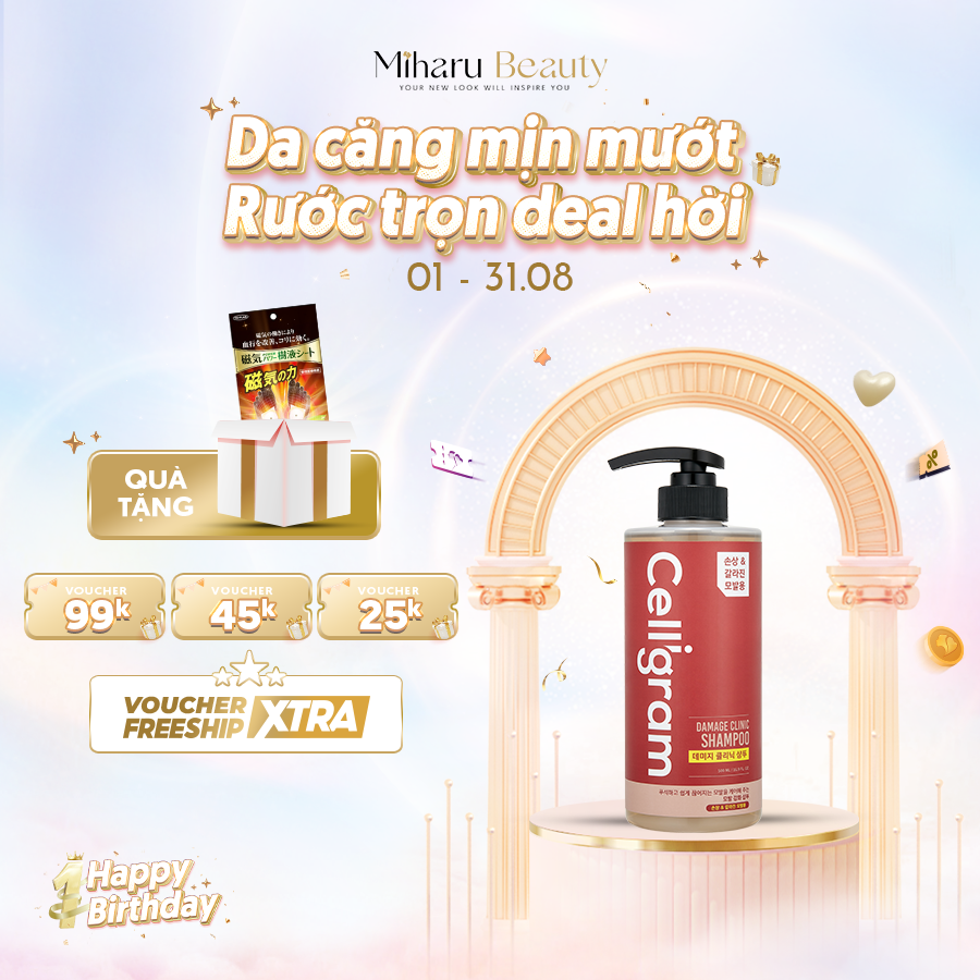 Celligram Damage Clinic Shampoo 500ml - 1000ml