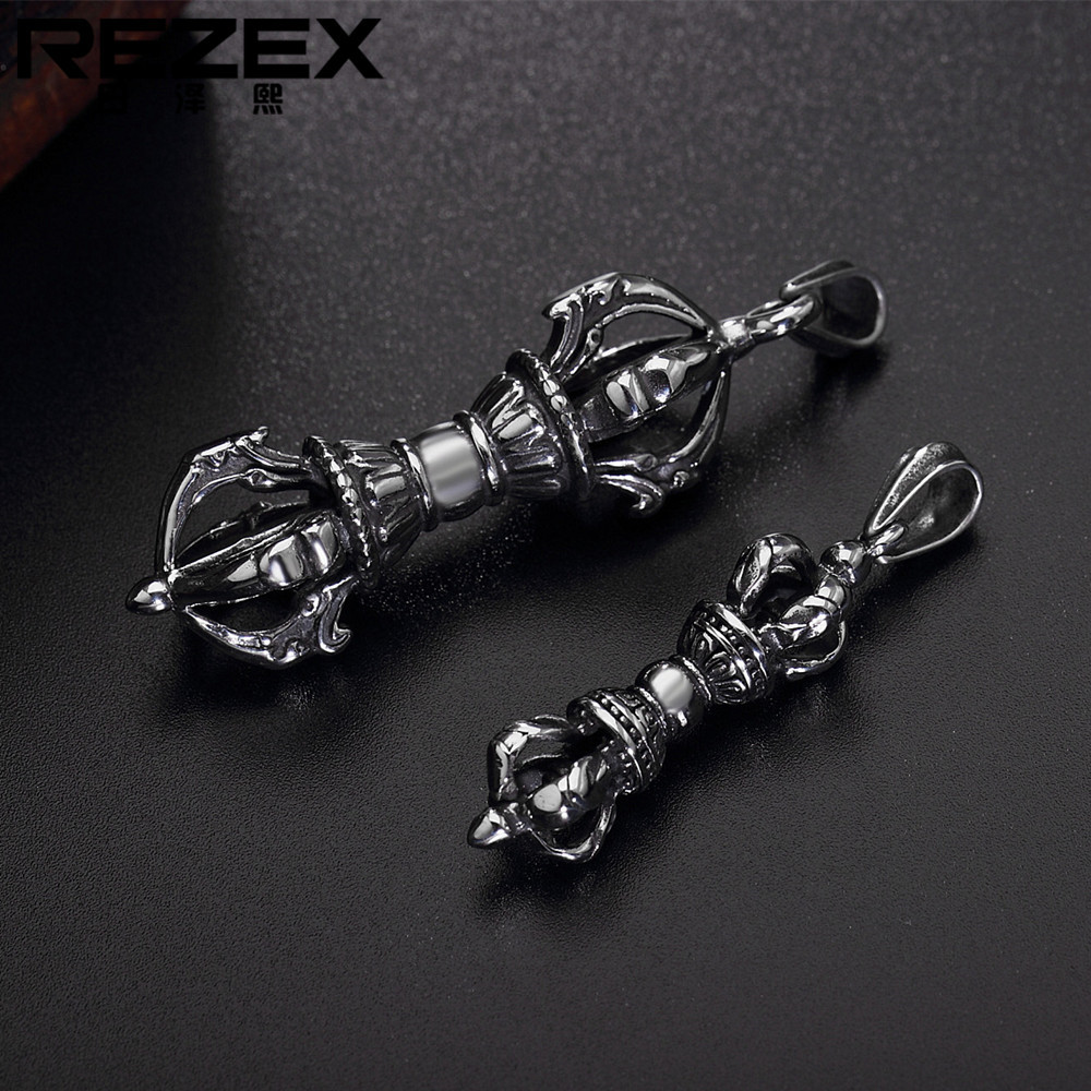 P0027-nk20 mặt dây chuyền thép titan kim cương vòng cổ vòng cổ trang trí tây tạng cổ điển thời trang cá tính