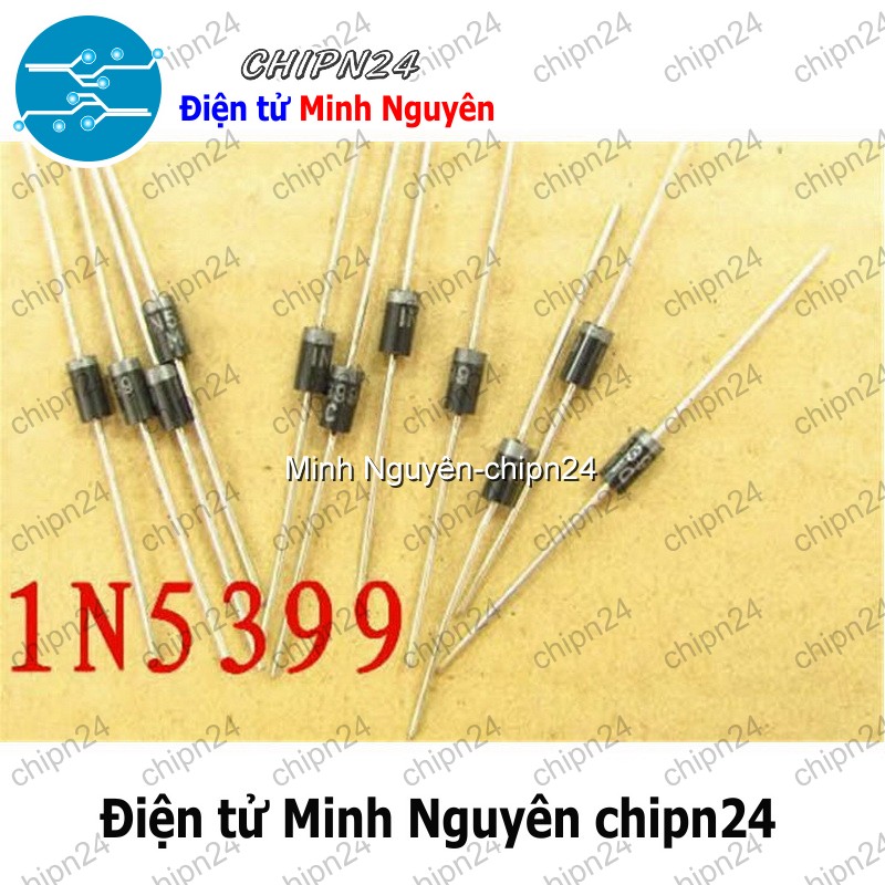[25 con] (K462) Diode 1N5399 DIP 2A 1000V (IN5399 5399) - HH000228