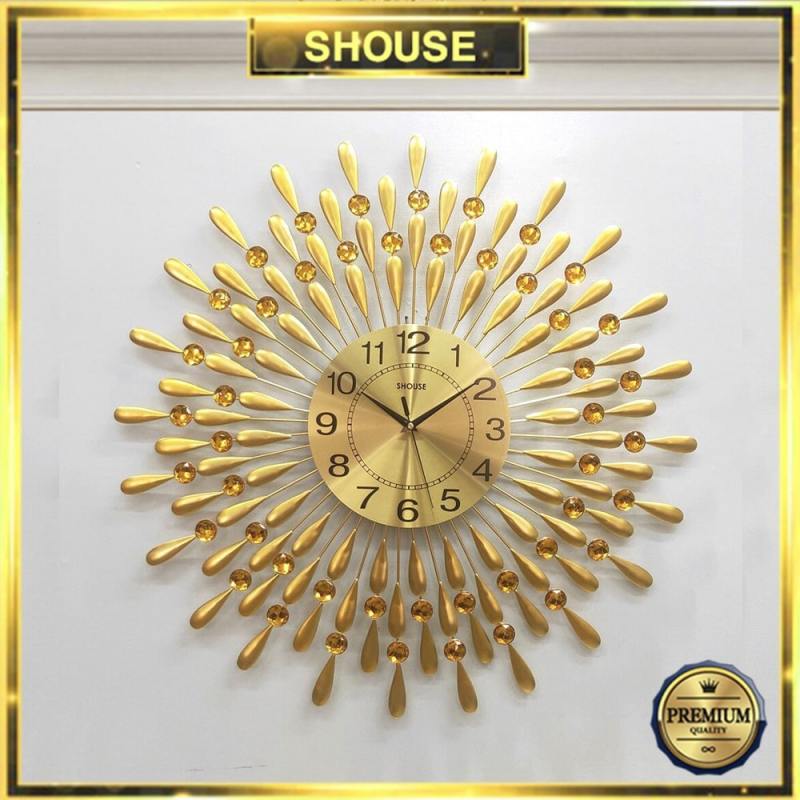 Đồng hồ treo tường thương hiệu Shouse A30, kích thước 70cm, dùng để trang trí treo tường tặng máy đồng hồ kim trôi