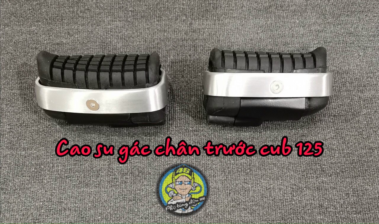 Cao su gác chân cub125 gắn wave,dream,futrure (phụ tùng dọn xe)