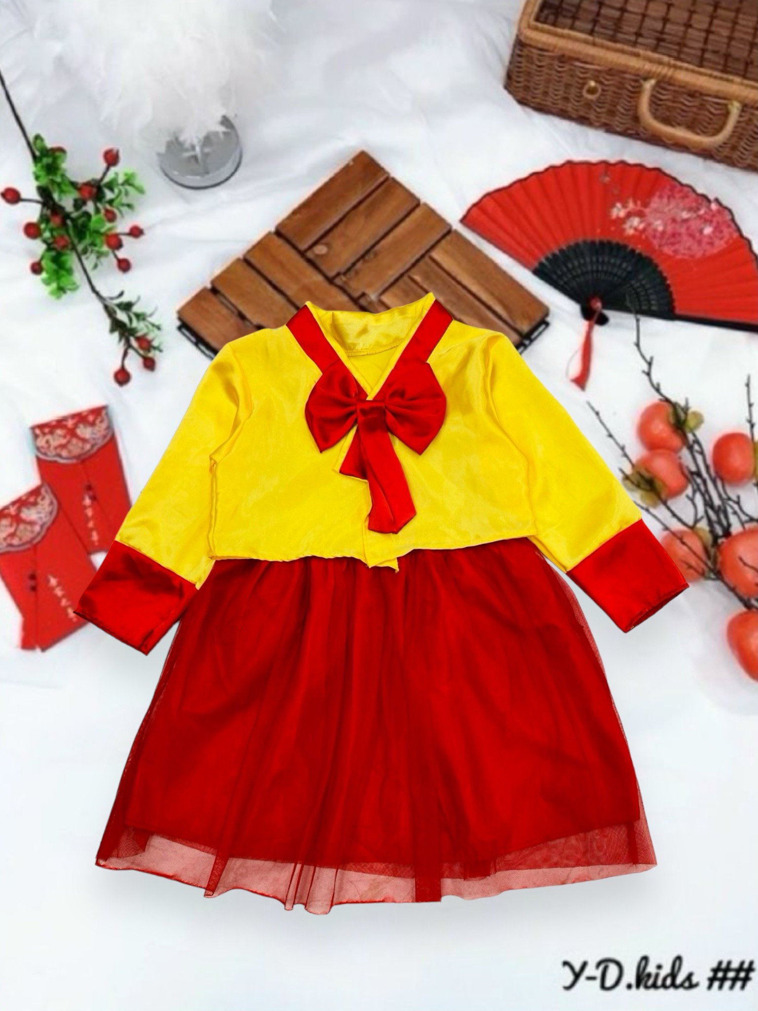 [8-22kg]  Đầm Hanbok  dành cho bé gái  (TT145)