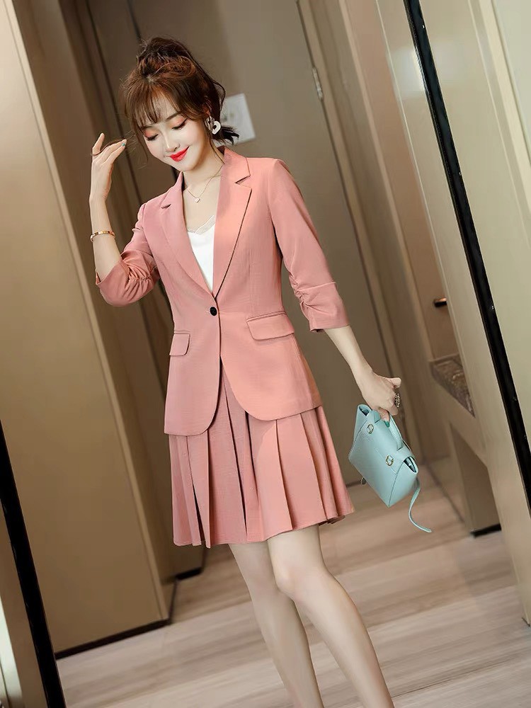 SET VEST PHỐI VÁY KÈM ÁO THUN