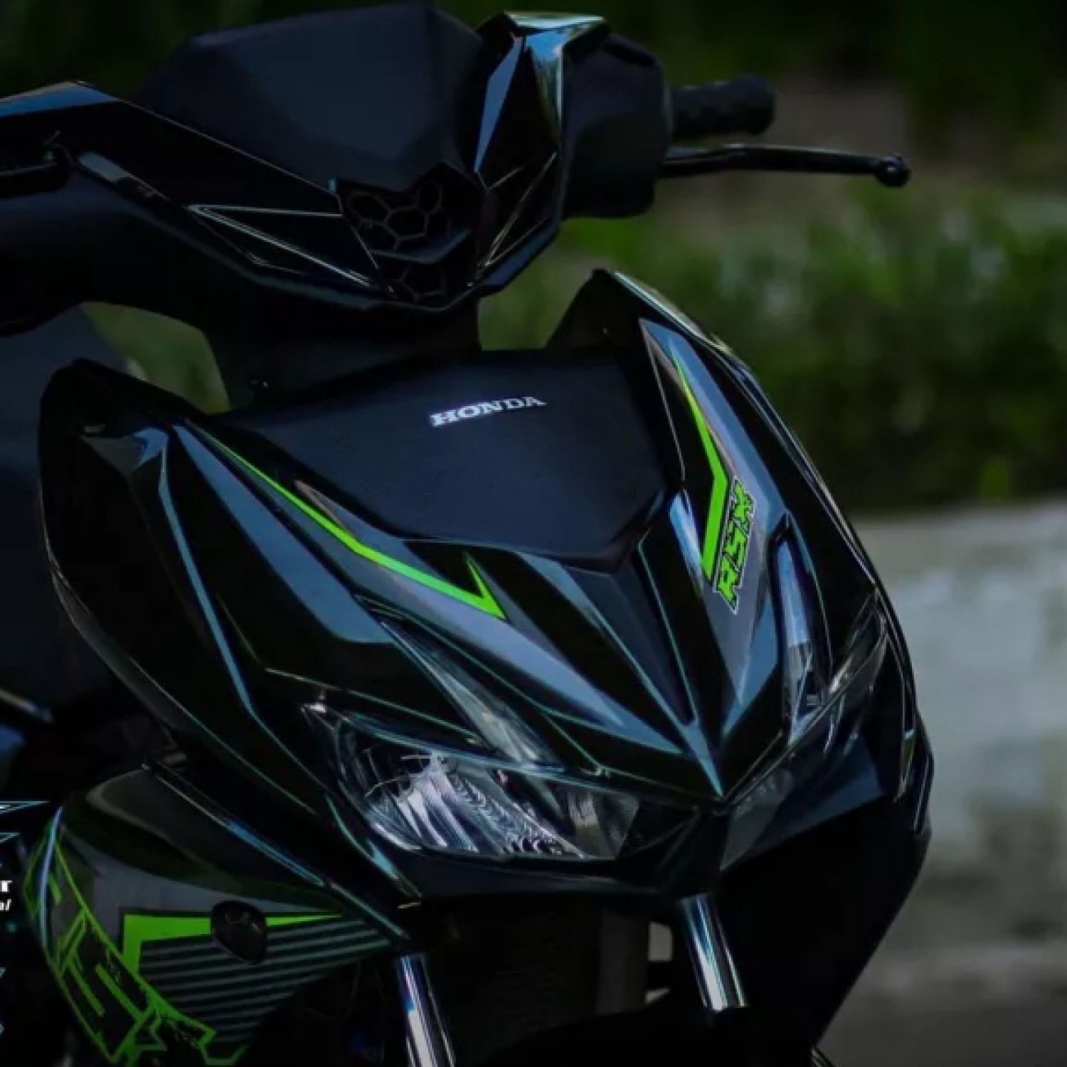Tem Rời Honda Winner X V2 RSX Đen Xanh