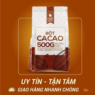 [HCM]Cacao nguyên chất 100% - Bột cacao - Light Ca cao - 500gr thumbnail