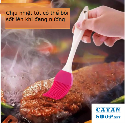 [HCM]Cọ silicon quét dầuchổi quét gia vịquét mật ong chuyên dụng chất lượng cao an toàn - GD376-Coquetdau (màu ngẫu nhiên)