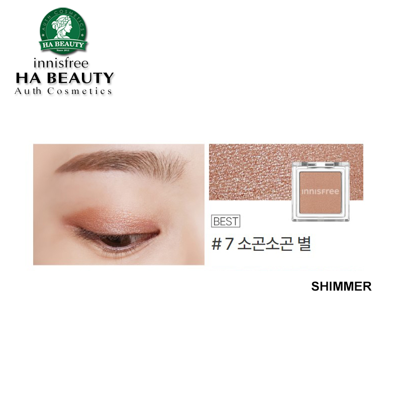 Phấn mắt nhũ mịn innisfree My Eye Shadow 1.5~2.2g Hàn Quốc