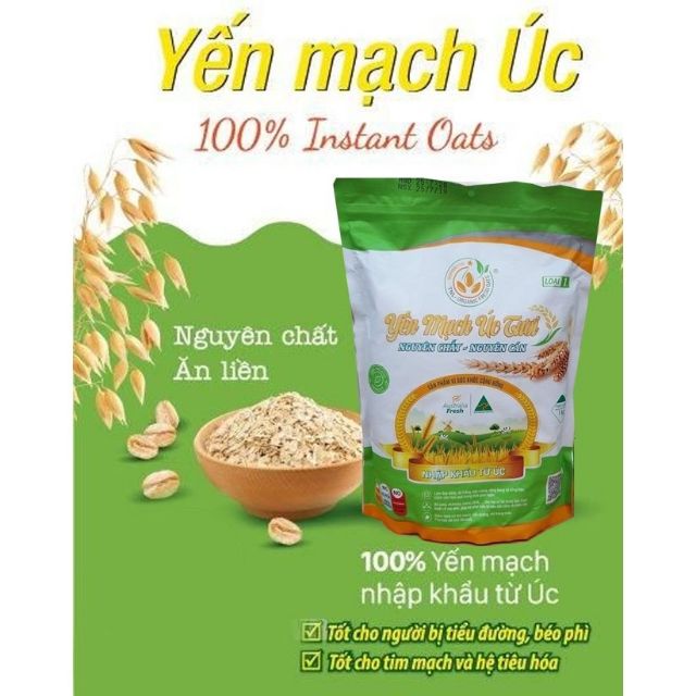 1Kg Yến Mạch Úc Tươi Nguyên Chất