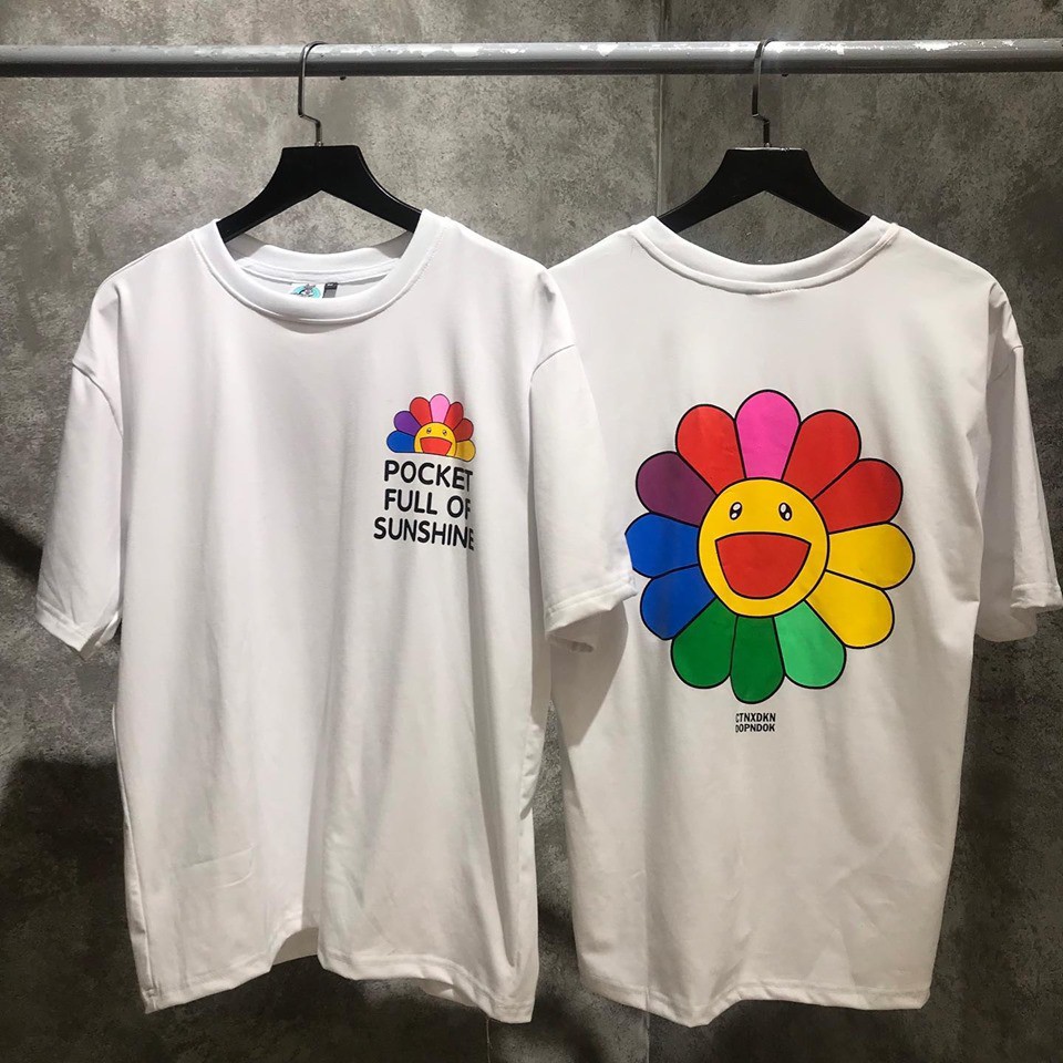 Áo Thun Hoa Kiki - 100% COTTON [ Form UNISEX ]