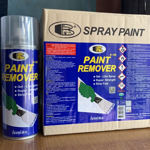 [HCM][BOSNY TẨY SƠN ]xịt tẩy sơn Bosny Paint Remover B128 400ML