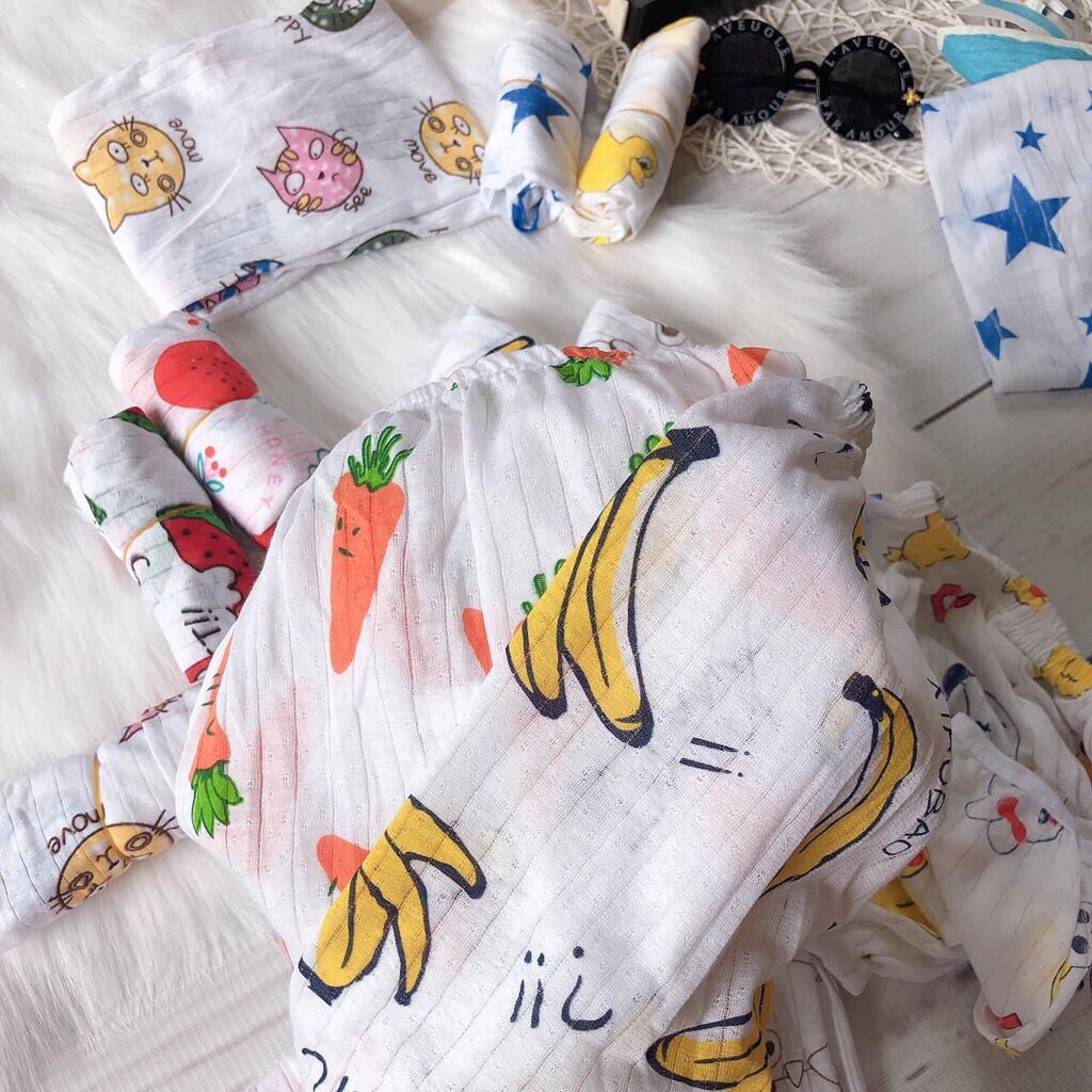 Quần chục dài cotton giấy cho bé 6-13kg