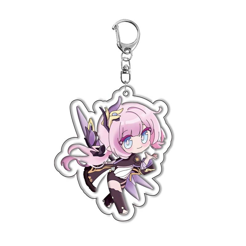 [17 mẫu] Móc khóa mica game Honkai Impact 3 (Hình in ép giữa 2 mặt mica) [T69 Shop]