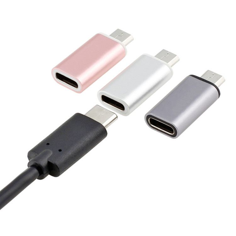 ĐẦU CHUYỂN ĐỔI TYPE C SANG MICRO USB (ĐEN)
