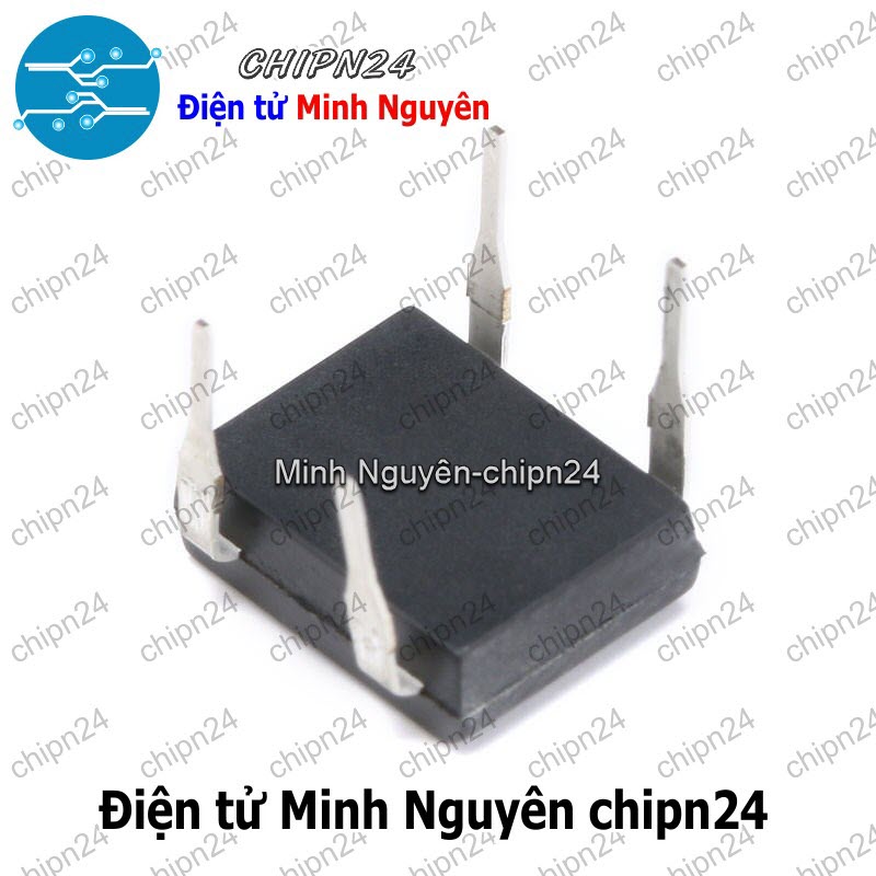 [5 con] (K459) Cầu Diode DB107 1A 700V (1A vuông) - HH000226
