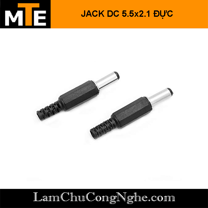 Jack nguồn DC 5.5x2.1mm jack đực DC-005