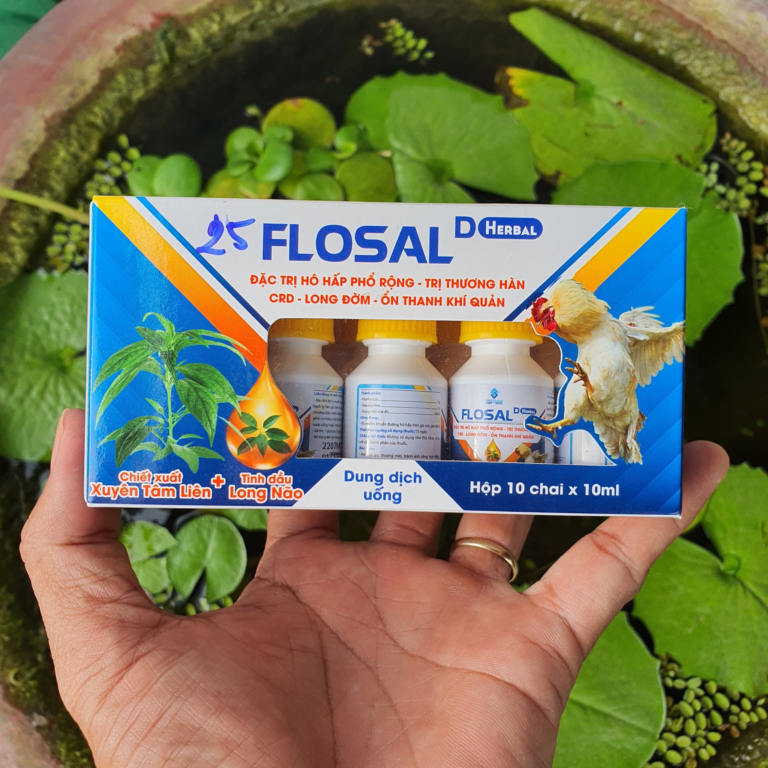 FLOSAL - D đặc tr ị khò khè thuốc gà đá 1 LỌ 10ML