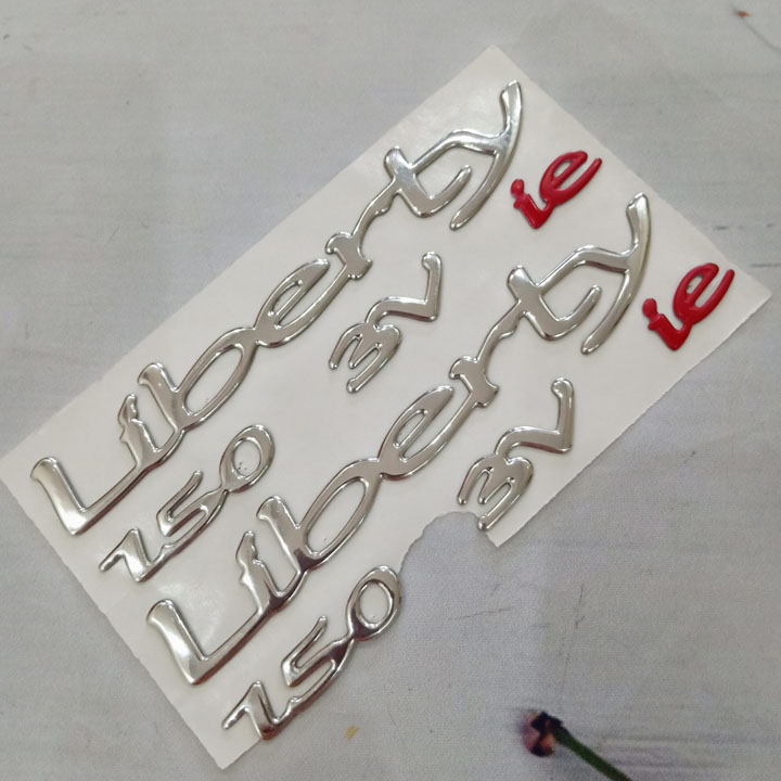 Decal xe máy - tem nổi dán trang trí xe Liberty 125 3Vie / Liberty 150 3Vie, phụ tùng xe máy giá rẻ