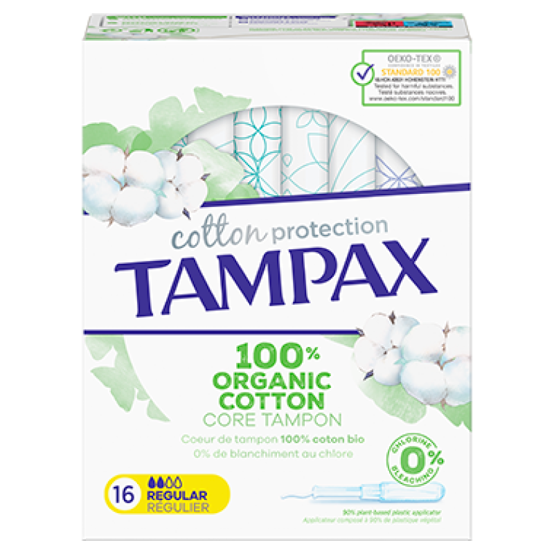 Tampon Cotton Protection BIO Tampax - 2 giọt dành cho ngày thường