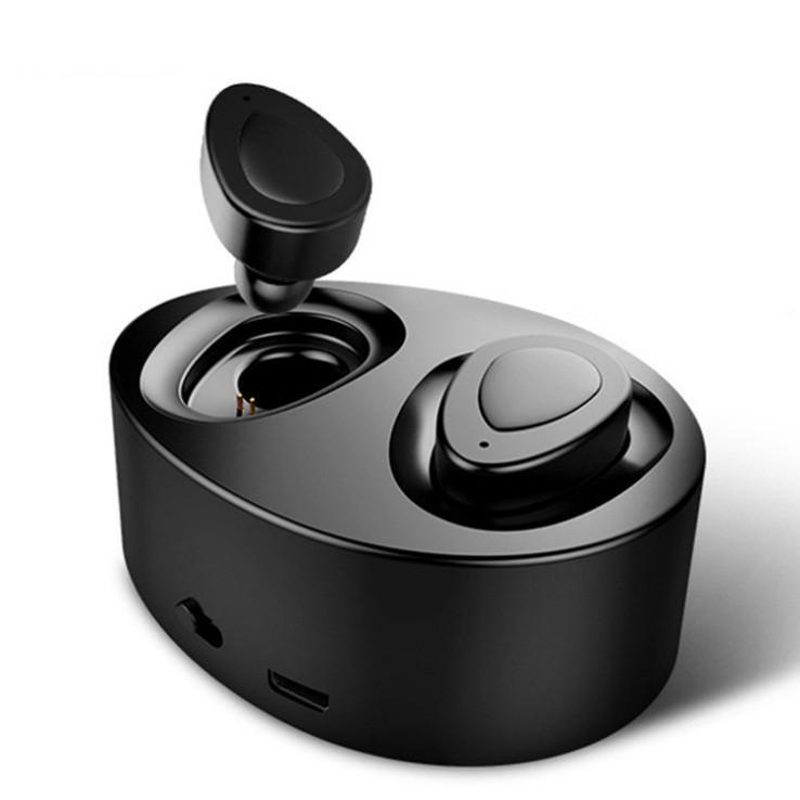 Tai Nghe Bluetooth TWS-K2 Wireless Earbuds IOS/Android V4.1 - Có Dock Sạc (Nghe 2 Tai Âm Thanh Hay, Pin Trâu)