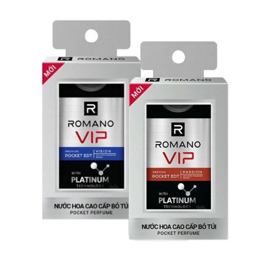 Nước hoa bỏ túi cao cấp Romano Vip 18ml Passion - Vision