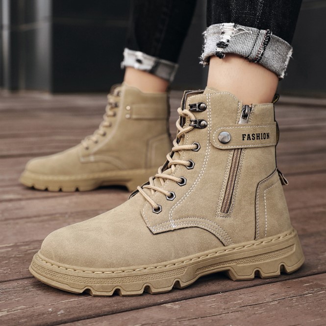 Giày Boot Nam Màu Cát MARTIN SGS GN349