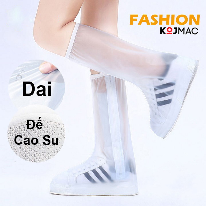 Boots rain ride male female waterproof for shoes anti-slip soles | Travel accessories phượt