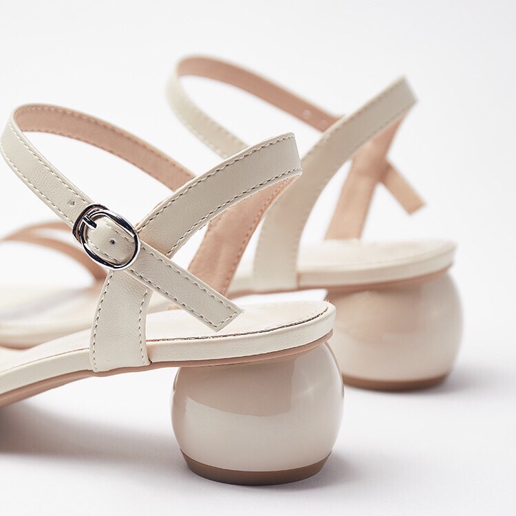 GIÀY SANDAL CAO GÓT 5CM ĐẾ TRÒN