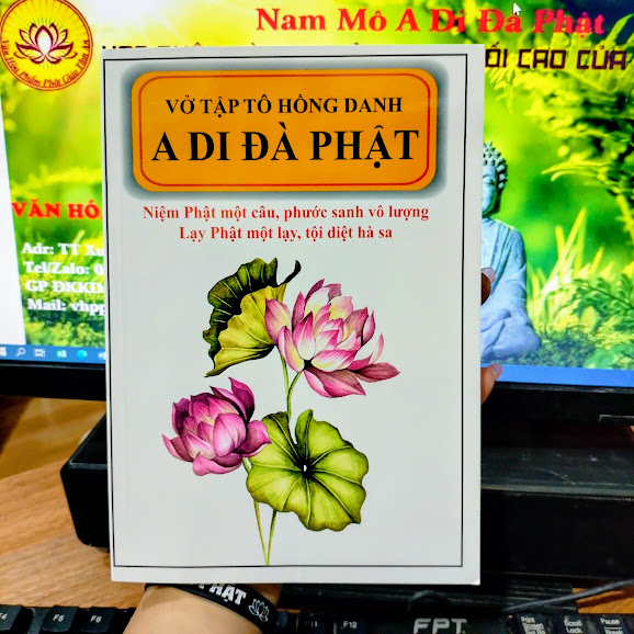 Vở Tập Tô Hồng Danh A Di Đà Phật