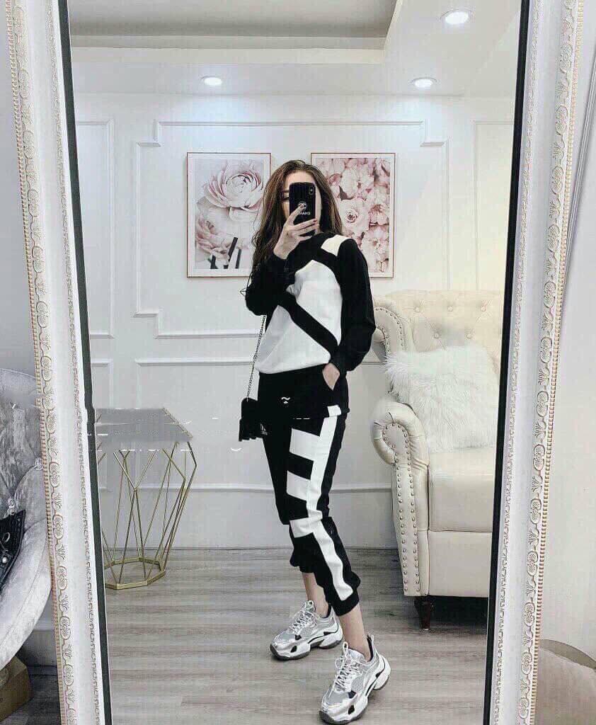 Sét bộ thể thao nữ mặc nhà được, đi chơi được