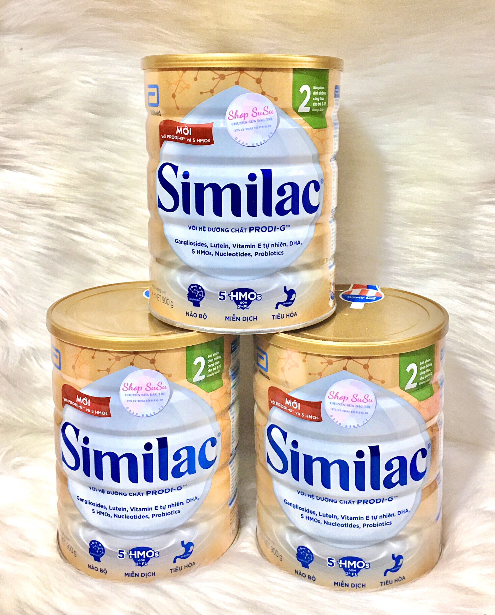 [CHÍNH HÃNG] Sữa Similac HMO số 2 900g dành cho bé từ 6-12 tháng (DATE 2025)