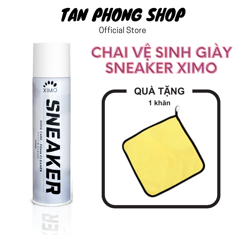 Bình xịt tạo bọt vệ sinh giày XIMO 300ml