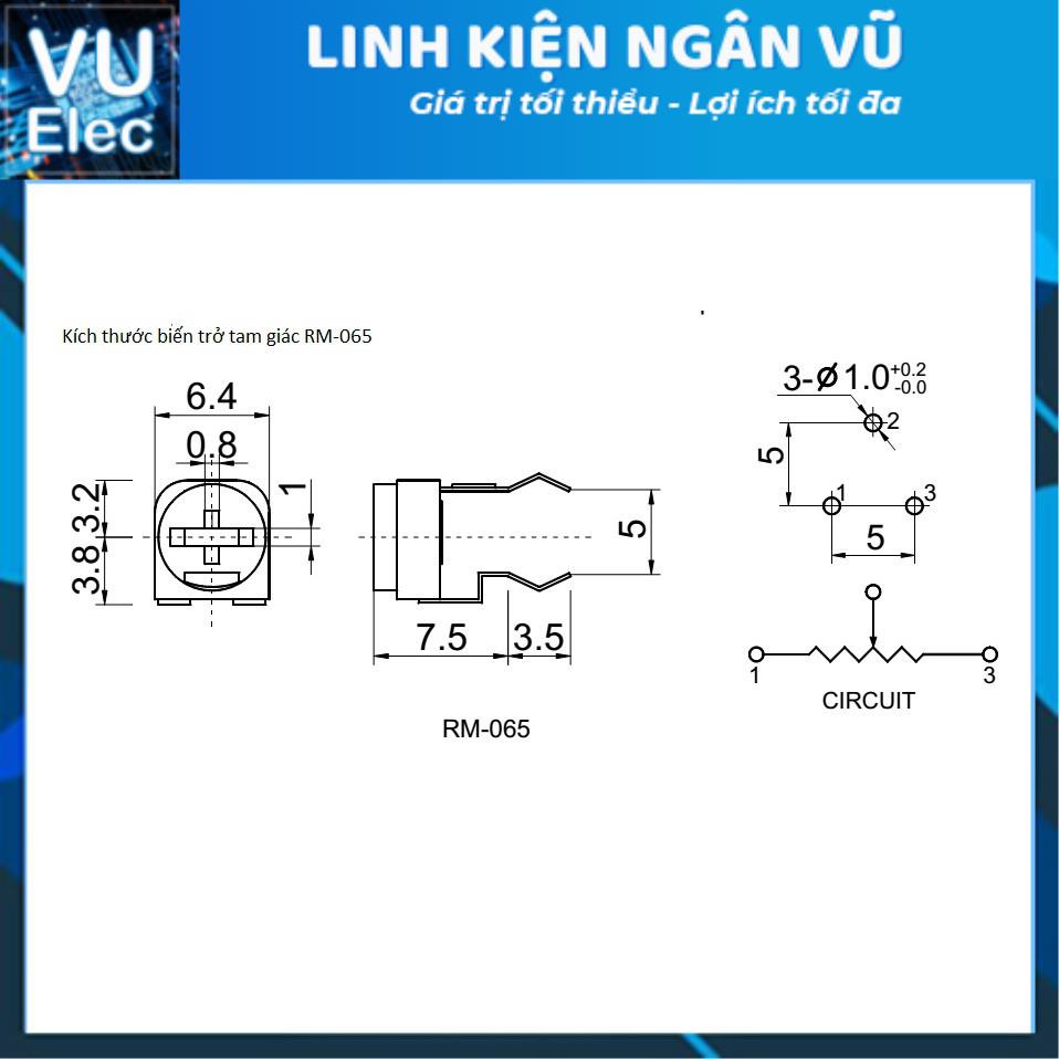 Biến Trở Tam Giác Các loại RM065