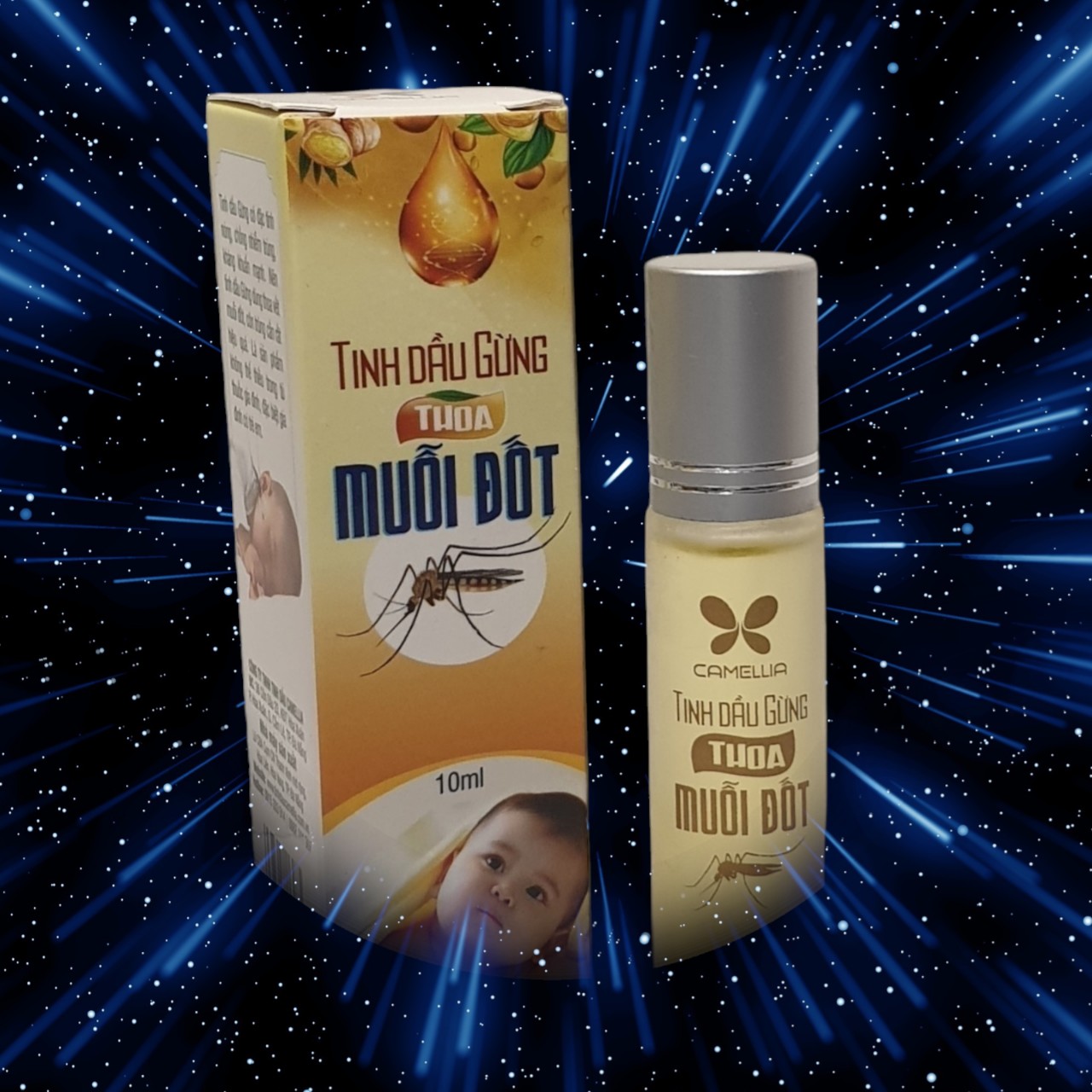 Tinh Dầu Gừng Thoa Muỗi Đốt Cao Cấp 10ml