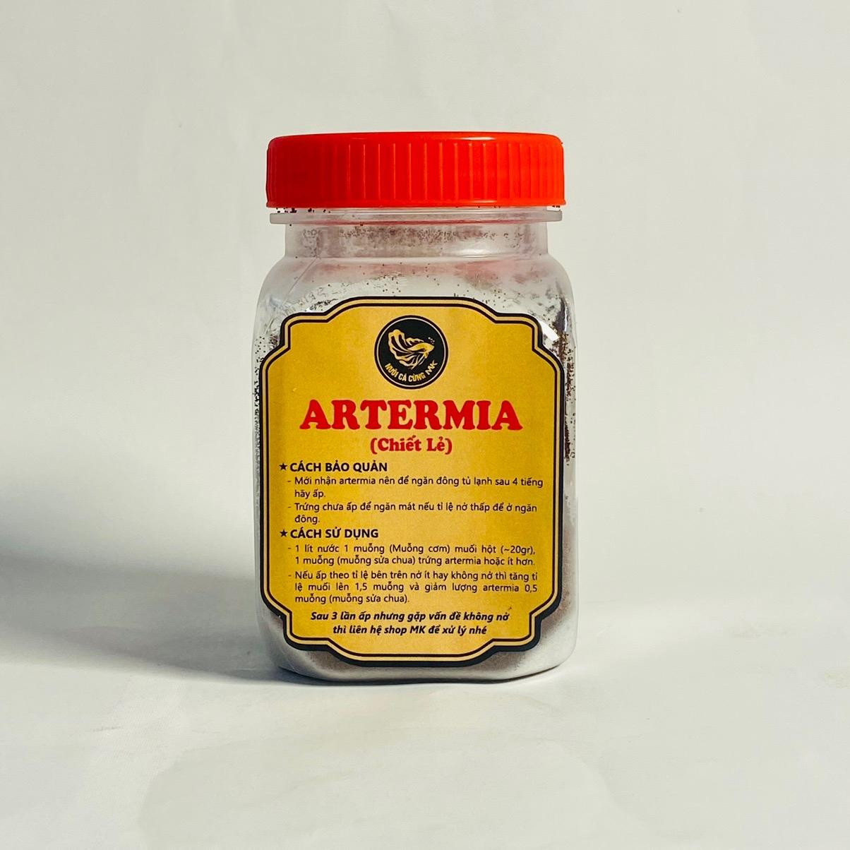 Artermia chiết lẻ 25gr, 50gr, 100gr thức ăn cho cá 7 màu, guppy, betta