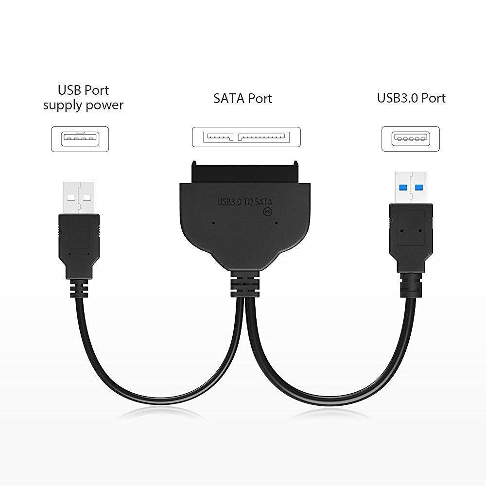Cáp chuyển đổi USB 3.0 sang Sata cho ổ cứng 2in5