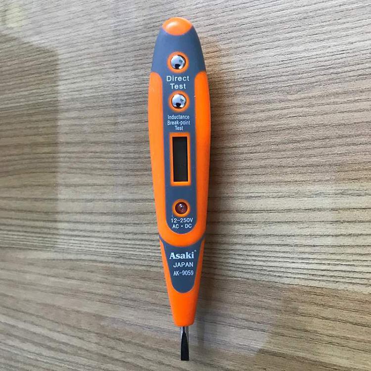 Bút thử điện điện tử Asaki AK-9059 (Cam)