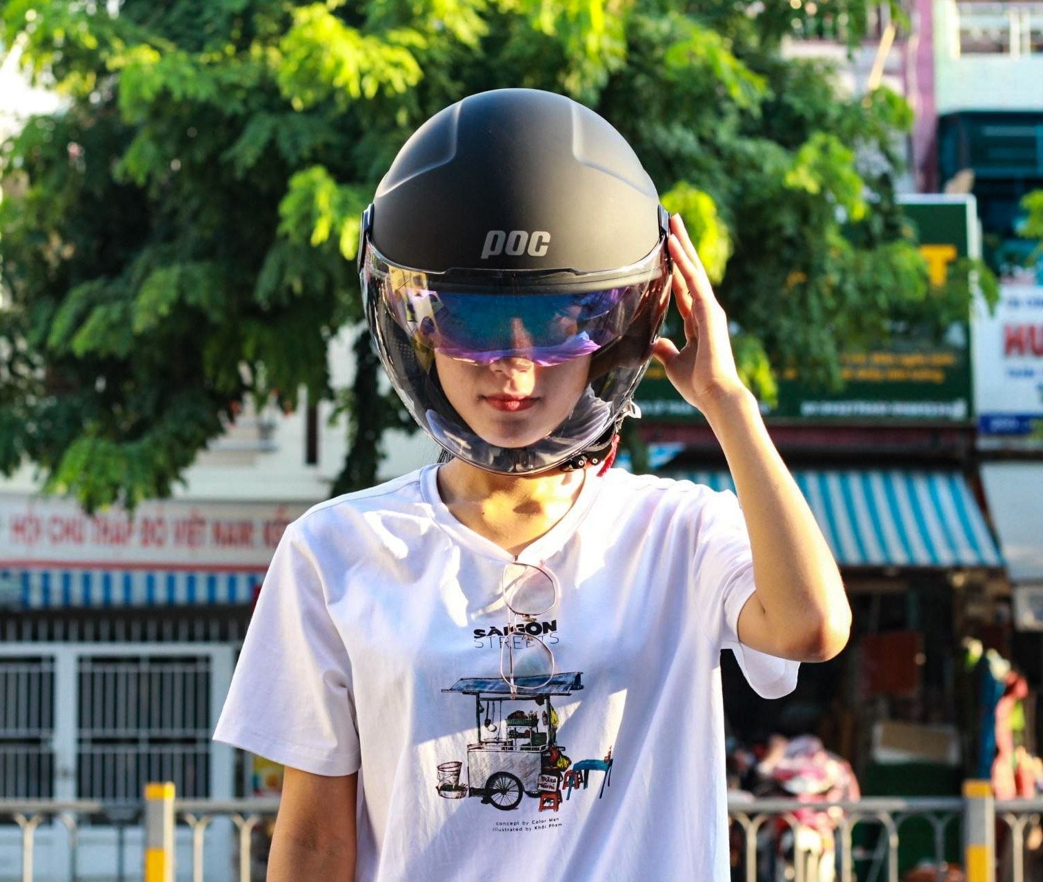 [HCM]NÓN POC CITY 3/4 CAO CẤP