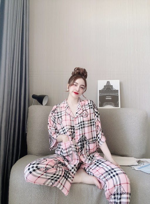 Đồ ngủ pijama lụa mago loại 1 tay dơi Buf