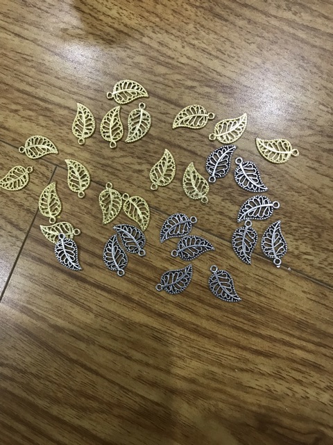10 mặt lá xi bạc (vàng)